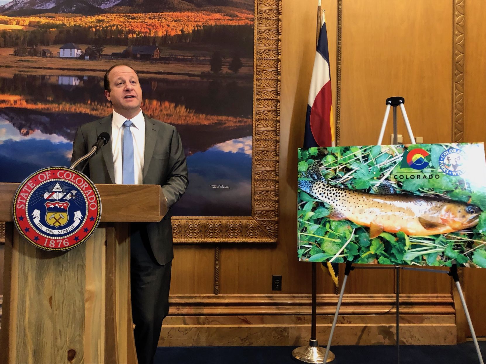 Polis Earth Day fish